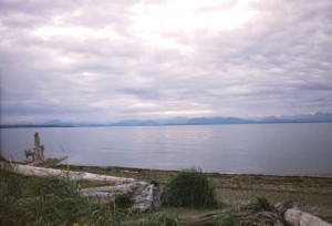 At the first campsite