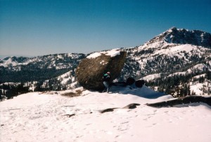 Les starts an avalanche