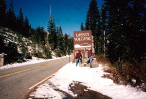 Bart and Les at Lassen Peak