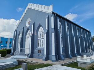 Blue church