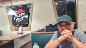 Waiting for pizza in Miami