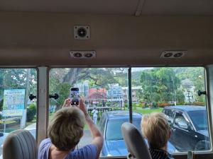 View from the bus