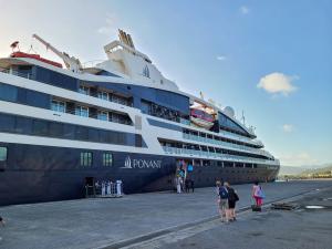 Our ship - the Le Champlain