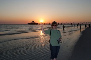 Marion holds the sun