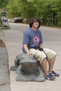 Daniel at the zoo