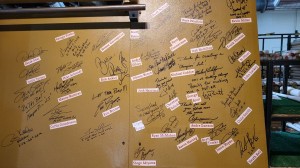 Autographs of players