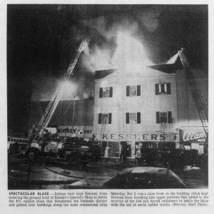 High Street store fire, Feb 1971