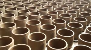 At the ceramic factory, Cambodia