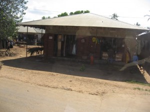 The road to Stone Town