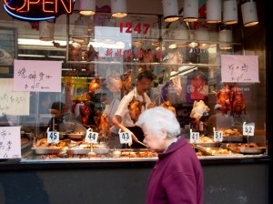 Chinatown poultry store