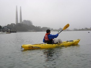 Daniel kayaks