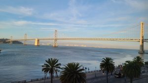 Bay Bridge (view from our room)