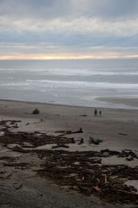 The beach