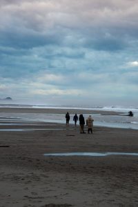 The beach