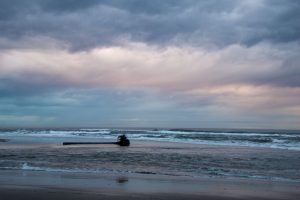 The beach