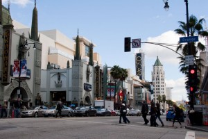 Kodak Theater getting ready for the Oscars 