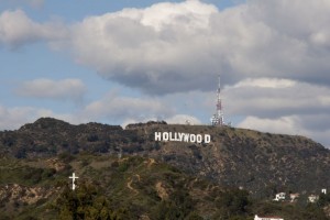 The Hollywood sign 