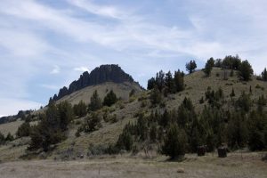 Rock formation along the highway