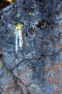 Rock graffiti