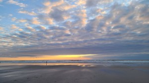 First night sunset